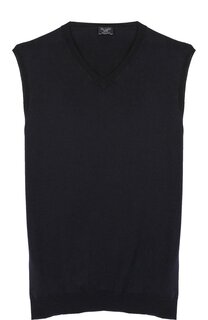 Шерстяной жилет с V-образным вырезом Dal Lago