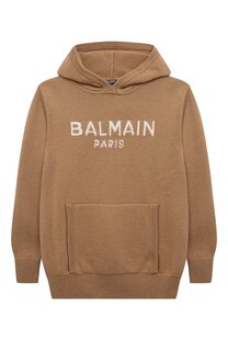 Шерстяное худи Balmain