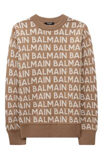 Шерстяной пуловер Balmain