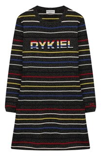 Платье из хлопка и шерсти Sonia Rykiel Enfant