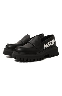 Кожаные лоферы MSGM kids