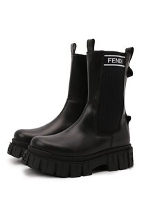 Кожаные ботинки Fendi