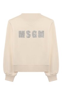 Хлопковый свитшот MSGM kids