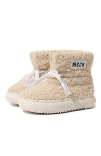 Утепленные ботинки MSGM kids