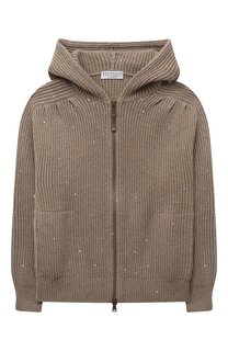 Толстовка из кашемира и шерсти Brunello Cucinelli