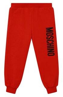 Хлопковые джоггеры Moschino