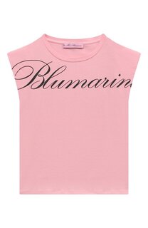 Хлопковая футболка Blumarine