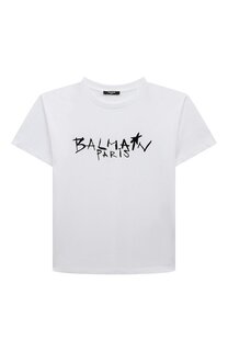 Хлопковая футболка Balmain