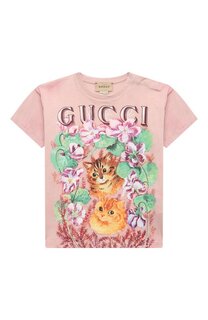 Хлопковая футболка Gucci