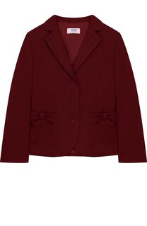 Однобортный жакет с бантами Aletta