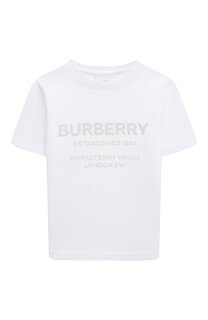 Хлопковая футболка Burberry