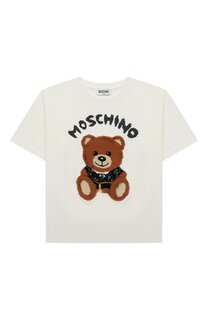 Хлопковая футболка Moschino