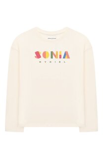 Хлопковый лонгслив Sonia Rykiel Enfant