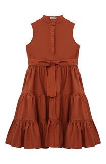 Хлопковое платье Brunello Cucinelli