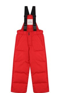 Пуховый комбинезон на подтяжках Moncler Enfant