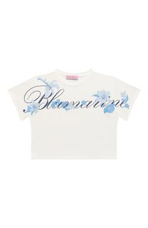 Хлопковая футболка Blumarine