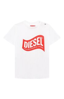 Хлопковая футболка Diesel