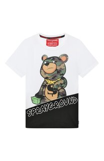 Хлопковая футболка Sprayground