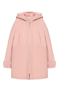 Двусторонняя дубленка с капюшоном Loro Piana