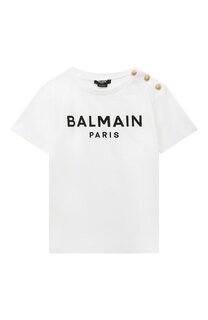 Хлопковая футболка Balmain