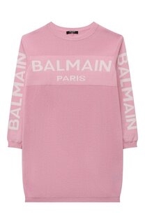 Хлопковое платье Balmain