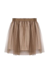 Хлопковая юбка Brunello Cucinelli