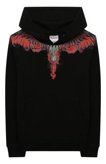Хлопковое худи Marcelo Burlon Kids of Milan