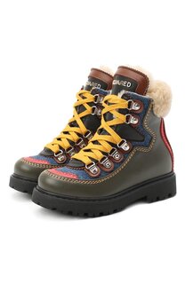 Кожаные ботинки Dsquared2