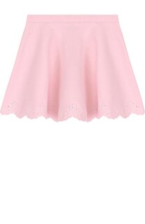 Юбка свободного кроя из смеси хлопка и полиэстера с фестонами Polo Ralph Lauren