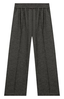 Брюки из шерсти и хлопка Brunello Cucinelli