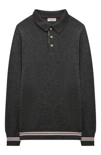 Поло из шерсти и кашемира Brunello Cucinelli