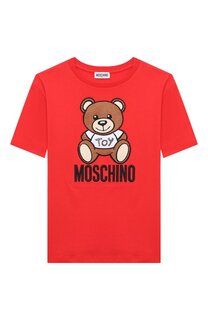 Хлопковая футболка Moschino