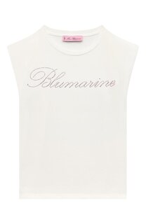 Хлопковая футболка Blumarine