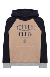 Хлопковое худи Brunello Cucinelli