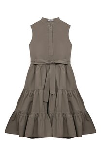 Хлопковое платье Brunello Cucinelli