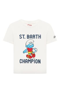 Хлопковая футболка MC2 Saint Barth