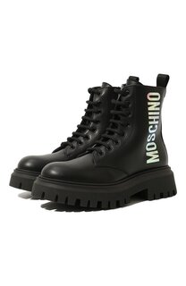 Кожаные ботинки Moschino