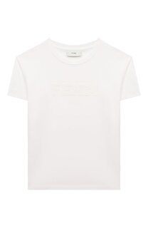 Хлопковая футболка Fendi