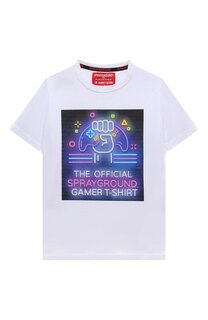 Хлопковая футболка Sprayground