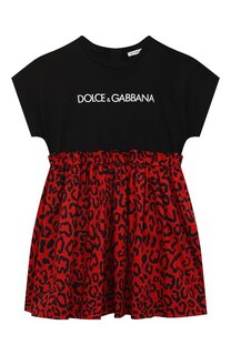 Хлопковое платье Dolce & Gabbana