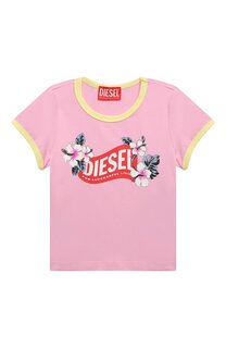 Хлопковая футболка Diesel