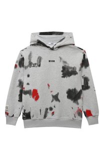 Хлопковое худи MSGM kids