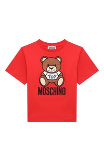 Хлопковая футболка Moschino
