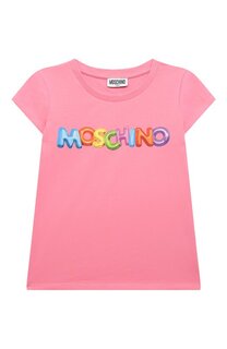 Хлопковая футболка Moschino