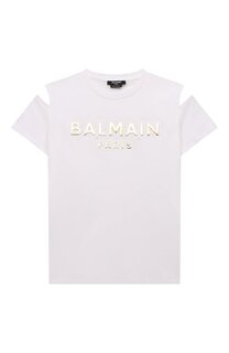 Хлопковая футболка Balmain