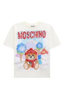 Хлопковая футболка Moschino