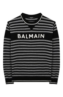 Шерстяной пуловер Balmain