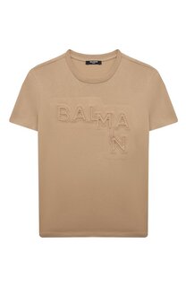 Хлопковая футболка Balmain