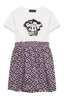 Хлопковое платье Versace