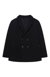 Хлопковый пиджак Emporio Armani